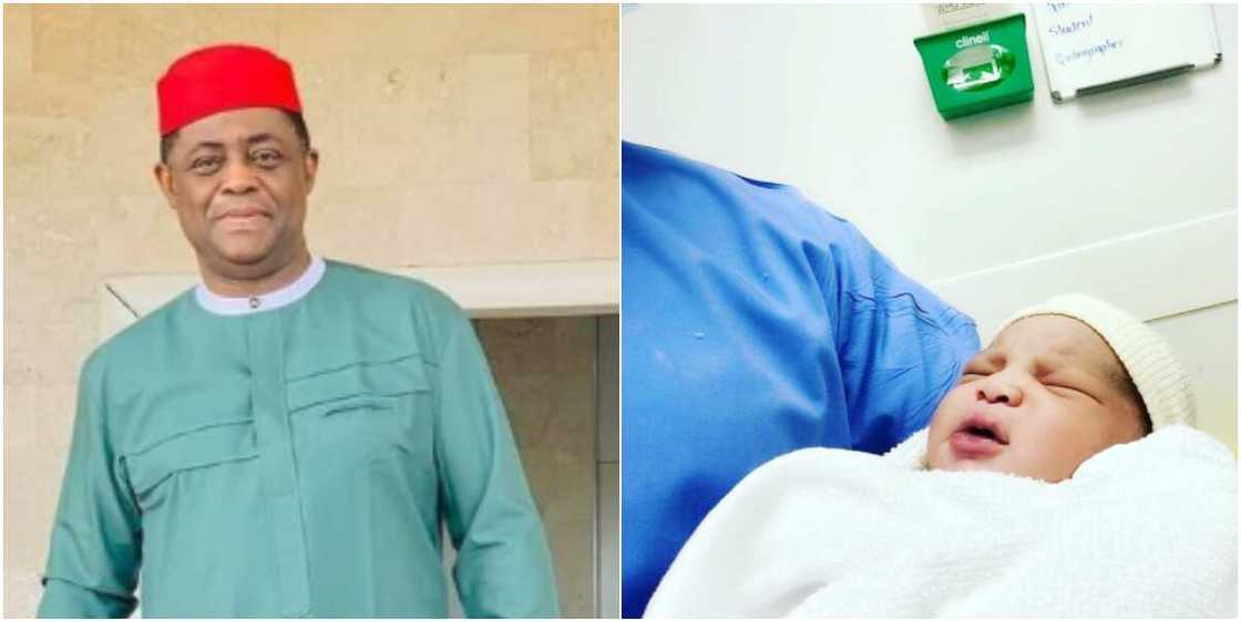 Femi Fani-Kayode welcomes new baby boy Femi Fani-Kayode welcomes new baby boy