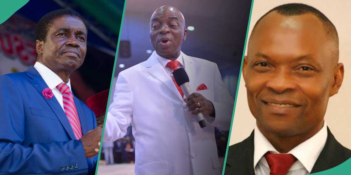 This is the first time that Winners Chapel pastors will be openly celebrated on retirement.
Photo credit: Bishop David O. Abioye/Bishop David Oyedepo/Bishop Thomas Aremu This is the first time that Winners Chapel pastors will be openly celebrated on retirement.
Photo credit: Bishop David O. Abioye/Bishop David Oyedepo/Bishop Thomas Aremu
