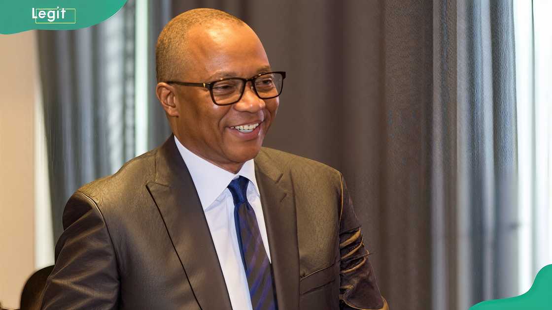 Fola Adeola OFR during a public meeting Fola Adeola OFR during a public meeting