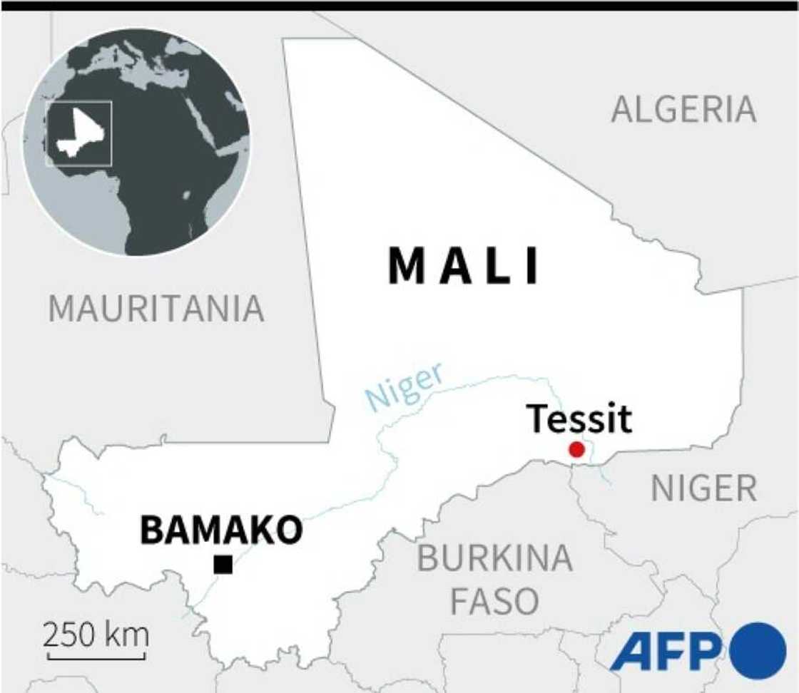 Tessit lies in the heart of the troubled 'three-border' region