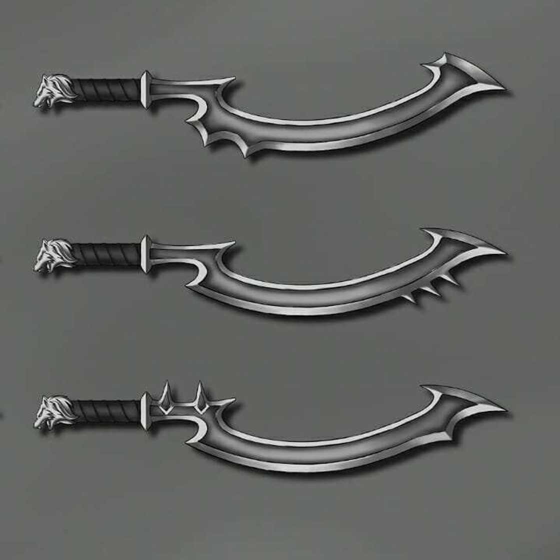 types of sword