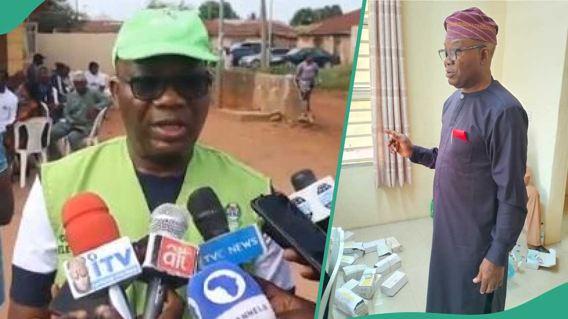 Niyi Ijalaye, the INEC REC in Ogun state has reportedly slumped and died after the commission's meeting at its national headquarters in Abuja presided over by Professor Mahmood Yakubu.