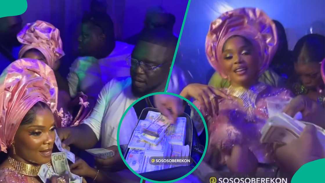 JP2025: Soso Soberekon sprays dollars on Iyabo Ojo. JP2025: Soso Soberekon sprays dollars on Iyabo Ojo.