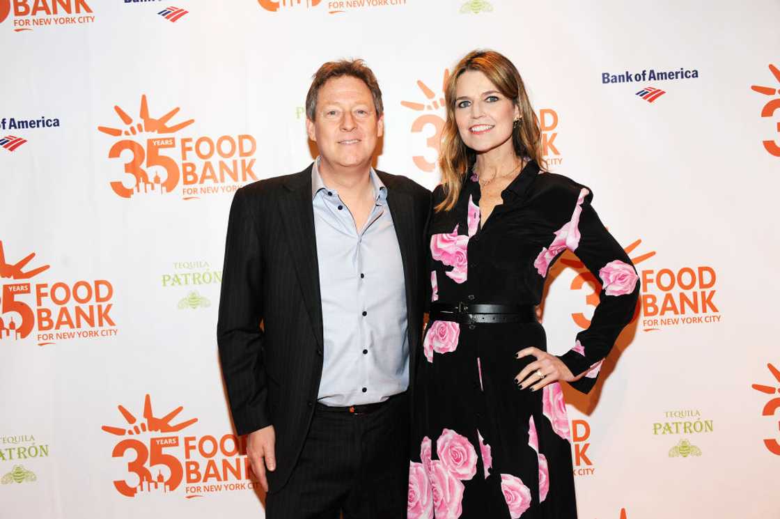 Savannah Guthrie (R) and her husband Michael Feldman (L)