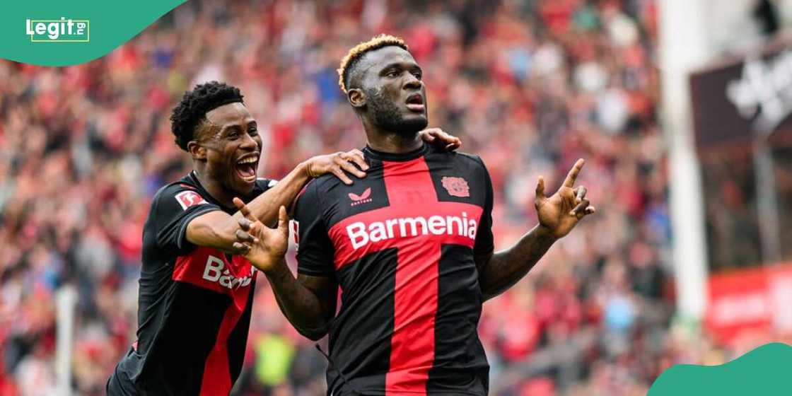 Victor Boniface thrilled after inspiring Bayer Leverkusen to Bundesliga title win Victor Boniface thrilled after inspiring Bayer Leverkusen to Bundesliga title win