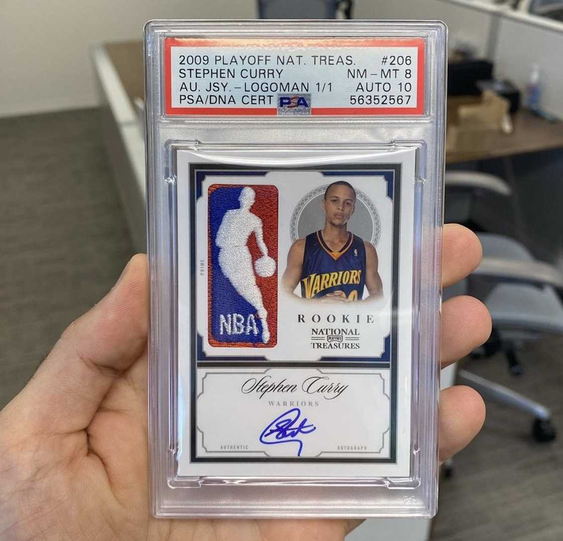 Stephen Curry's rookie 2009-10 rookie card