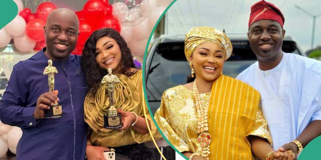 Mercy Aigbe and husband bag ABEDORC Arts Entertainment and Community Service Awards Mercy Aigbe and husband bag ABEDORC Arts Entertainment and Community Service Awards