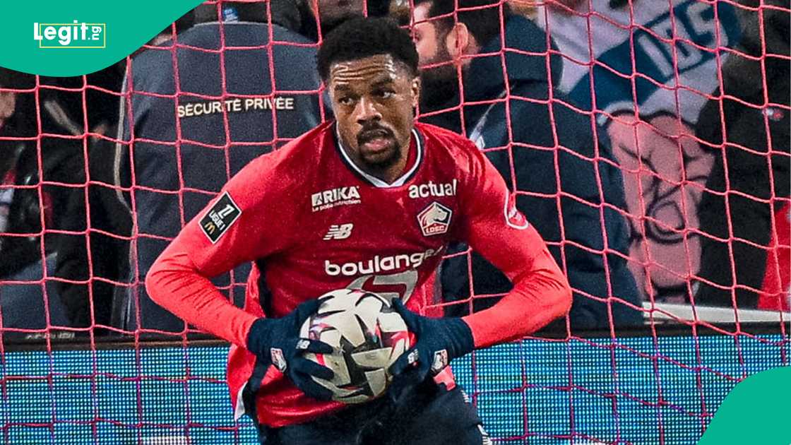 Chuba Akpom, Lille, Le Havre, France, Ligue 1. Chuba Akpom, Lille, Le Havre, France, Ligue 1.