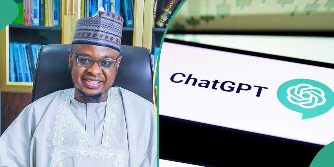 Professor Isa Pantami addresses participants during Gombe State University’s AI conference. Professor Isa Pantami addresses participants during Gombe State University’s AI conference.