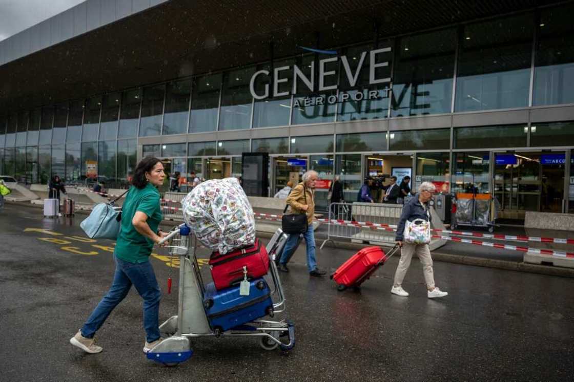 Dozens of flights were cancelled at Geneva airport on Friday due a strike by staff Dozens of flights were cancelled at Geneva airport on Friday due a strike by staff