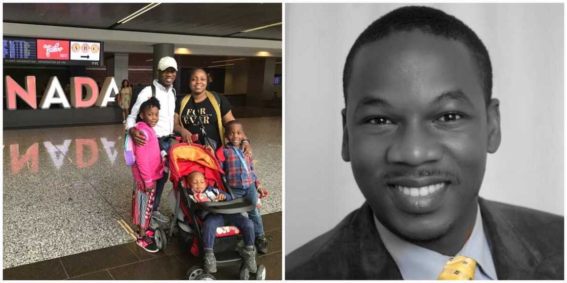 Reactions as Nigerian man celebrates leaving the country for Canada, says it is their home now Reactions as Nigerian man celebrates leaving the country for Canada, says it is their home now