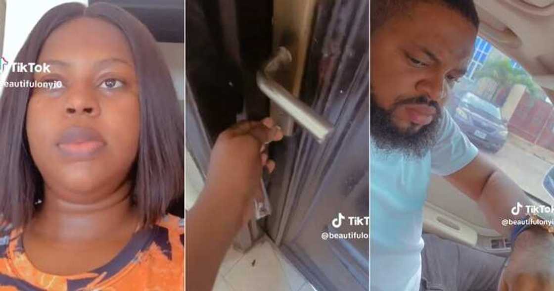 Wife runs after hubby who forgot wedding ring Wife runs after hubby who forgot wedding ring