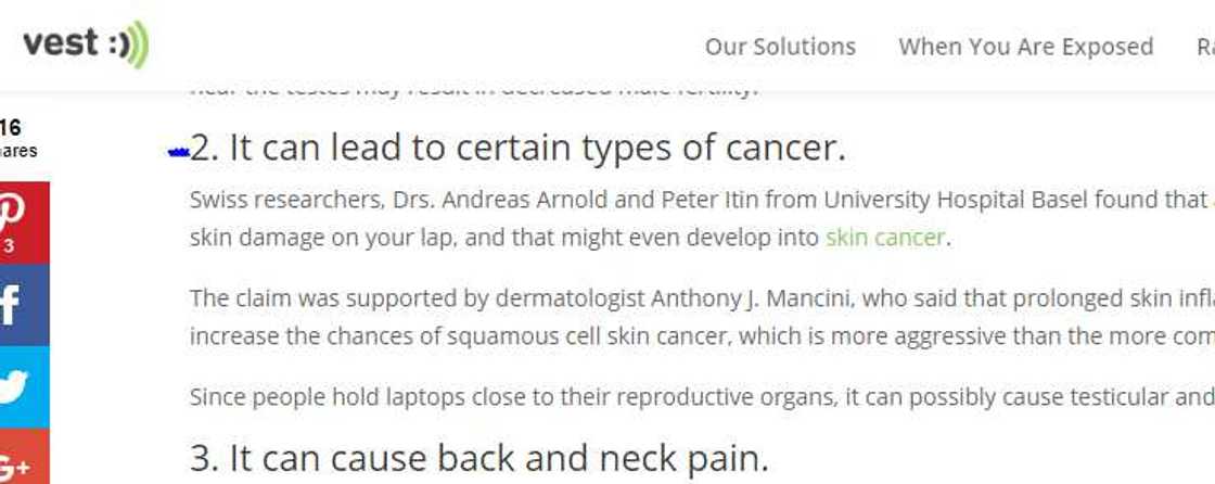 Laptop radiation does not cause skin cancer but it can contribute to male infertility Laptop radiation does not cause skin cancer but it can contribute to male infertility