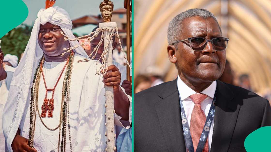 Ooni of Ife speaks about Aliko Dangote's IPO as he praises billionaire. Ooni of Ife speaks about Aliko Dangote's IPO as he praises billionaire.
