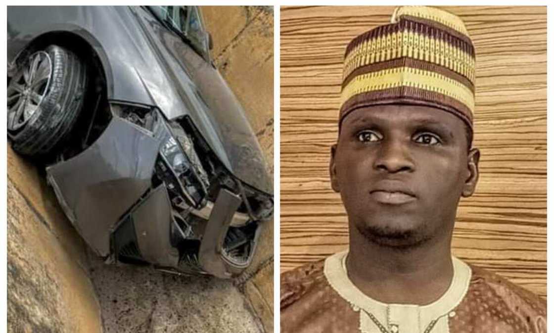 Rarara ya yi hatsarin mota a yau Juma'a Rarara ya yi hatsarin mota a yau Juma'a