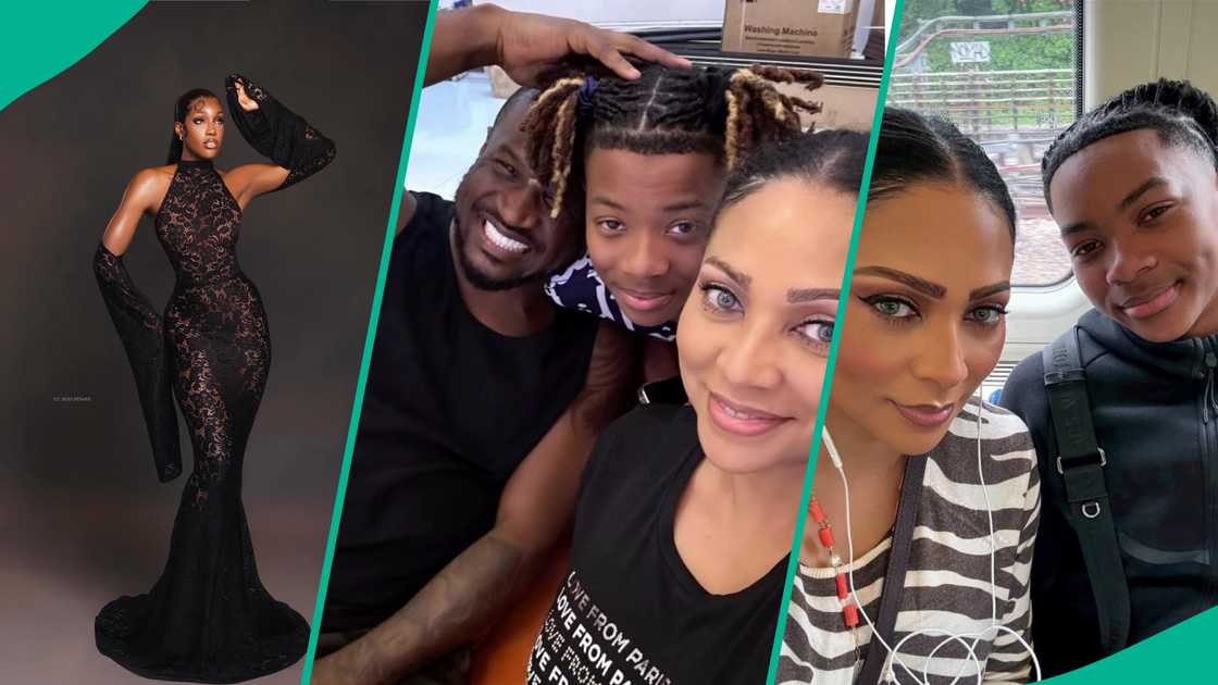 Rudeboy's wife, Izy Zenny, Mr P's son, Cameron mark birthday with videos