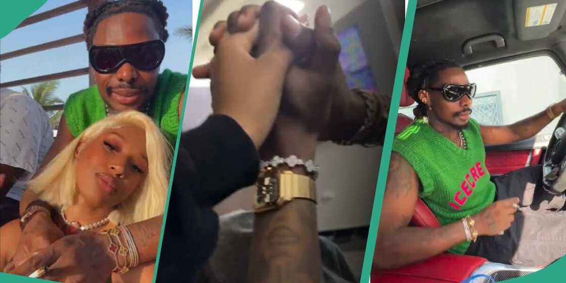 Asake's girlfriend celebrates Christmas with loved-up video. Asake's girlfriend celebrates Christmas with loved-up video.