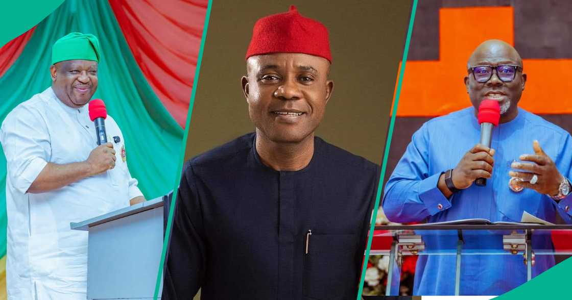 Gwamnonin Delta, Enugu da Filato. Gwamnonin Delta, Enugu da Filato.