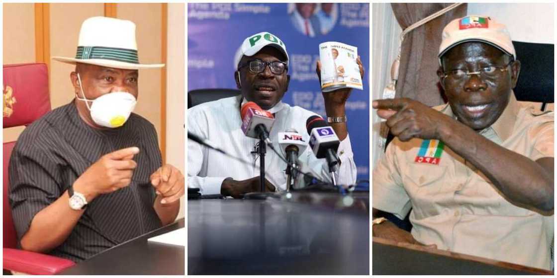 Edo election: Wike tells Oshiomhole APC candidate, Ize-Iyamu, is a bad product Edo election: Wike tells Oshiomhole APC candidate, Ize-Iyamu, is a bad product