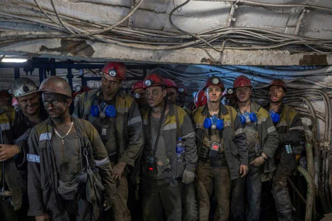 At a mine outside the city of Pavlograd -- founded 43 years ago when Ukraine was still part of the USSR -- 4,000 workers toil on rotating shifts At a mine outside the city of Pavlograd -- founded 43 years ago when Ukraine was still part of the USSR -- 4,000 workers toil on rotating shifts