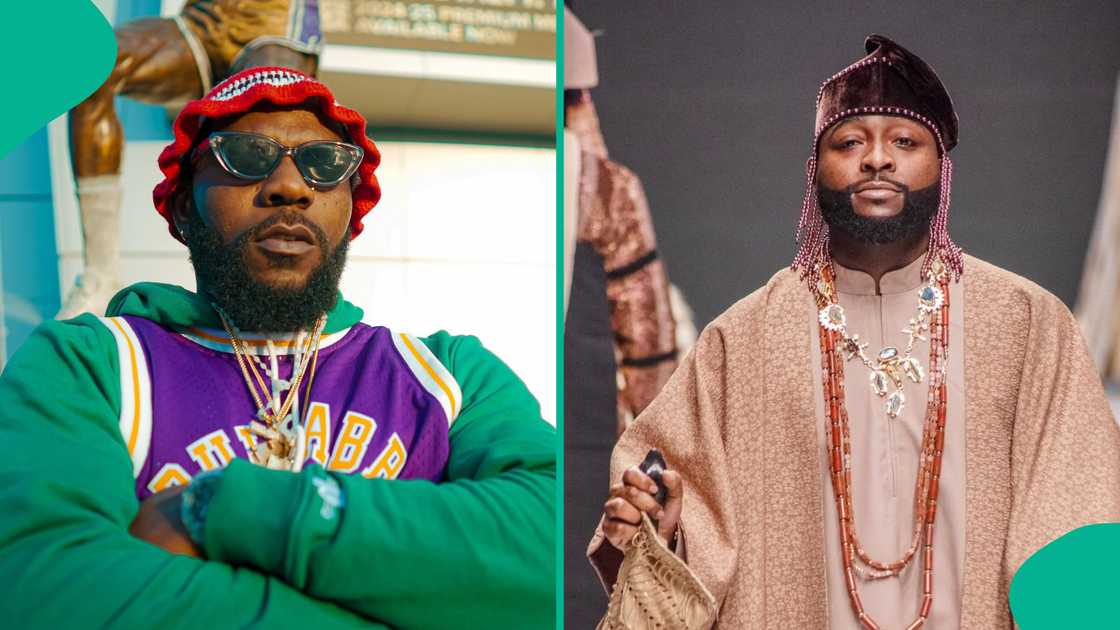 Odumodu Blvck advises fans to stop instigating fights between him and Davido Odumodu Blvck advises fans to stop instigating fights between him and Davido