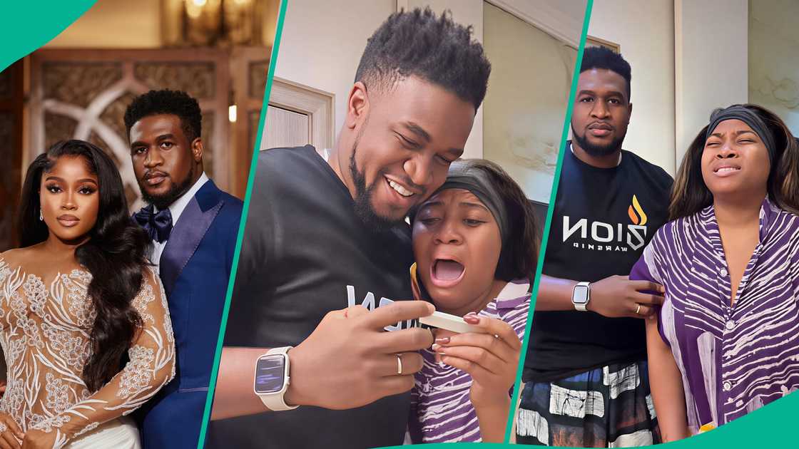 Veekee James and her husband Femi Atere shares pregnancy discovery video as fans react Veekee James and her husband Femi Atere shares pregnancy discovery video as fans react