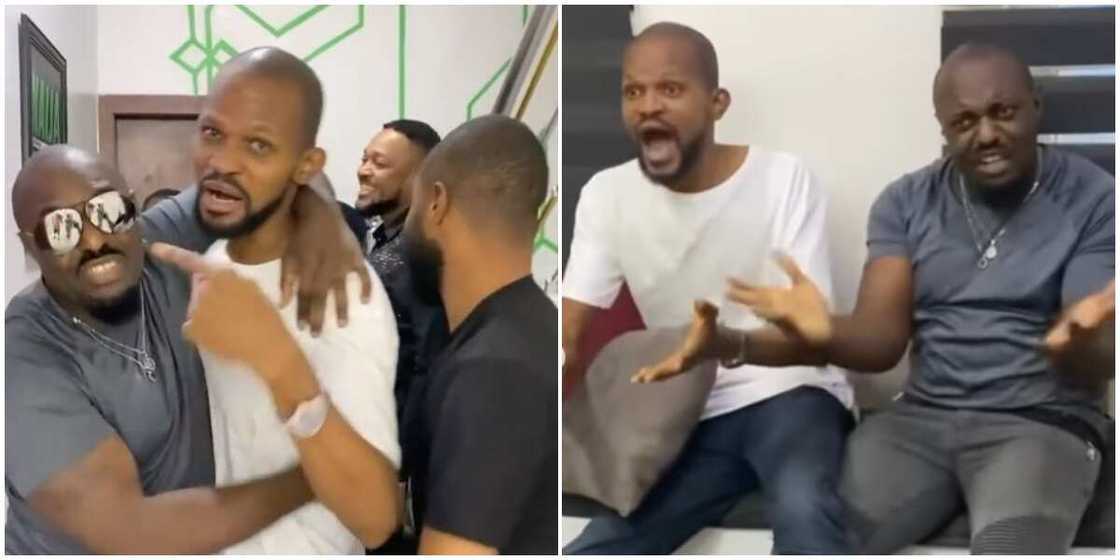 Jim Iyke and Uche Maduagwu Jim Iyke and Uche Maduagwu