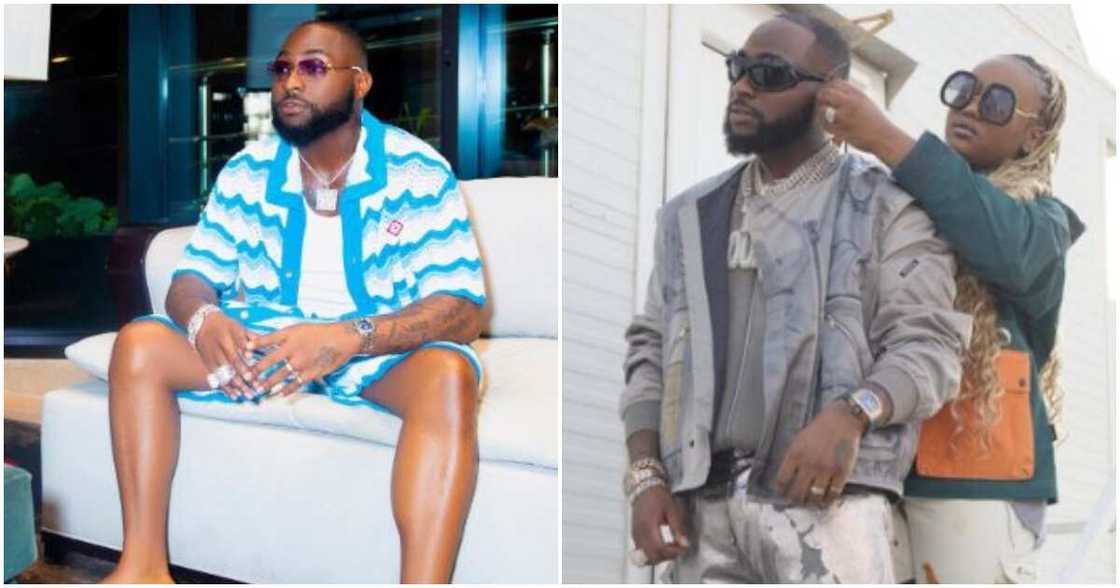 Nigerian singer Davido and his wife Chioma Nigerian singer Davido and his wife Chioma