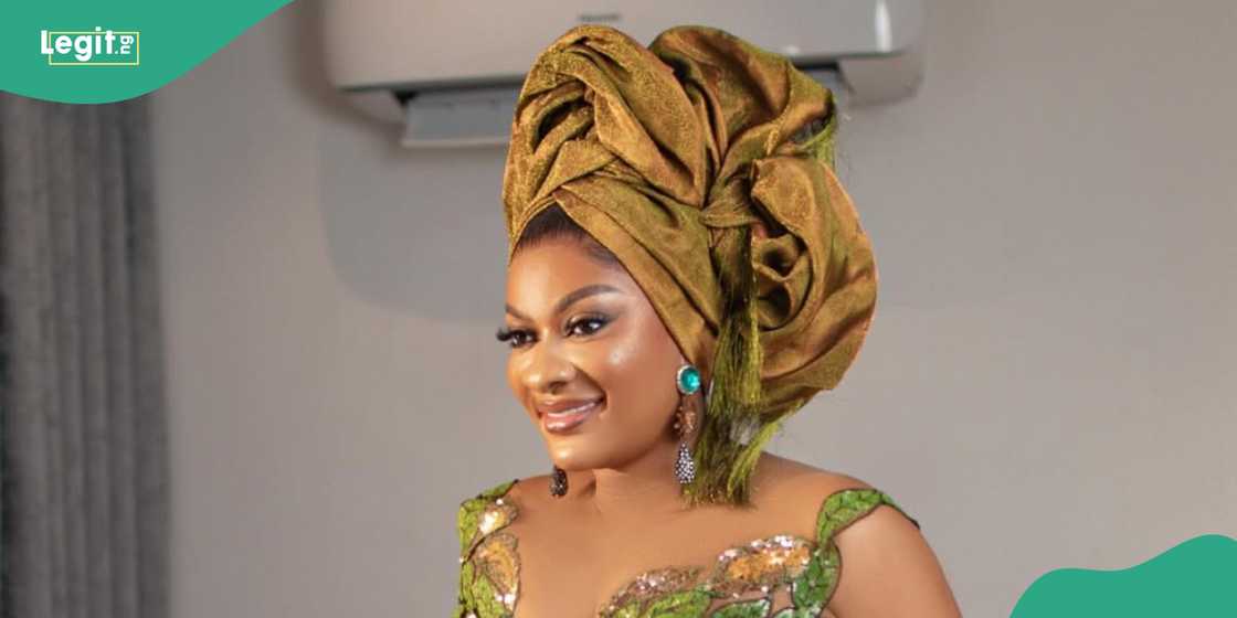 May Edochie's fan celebrates her birthday in style. May Edochie's fan celebrates her birthday in style.