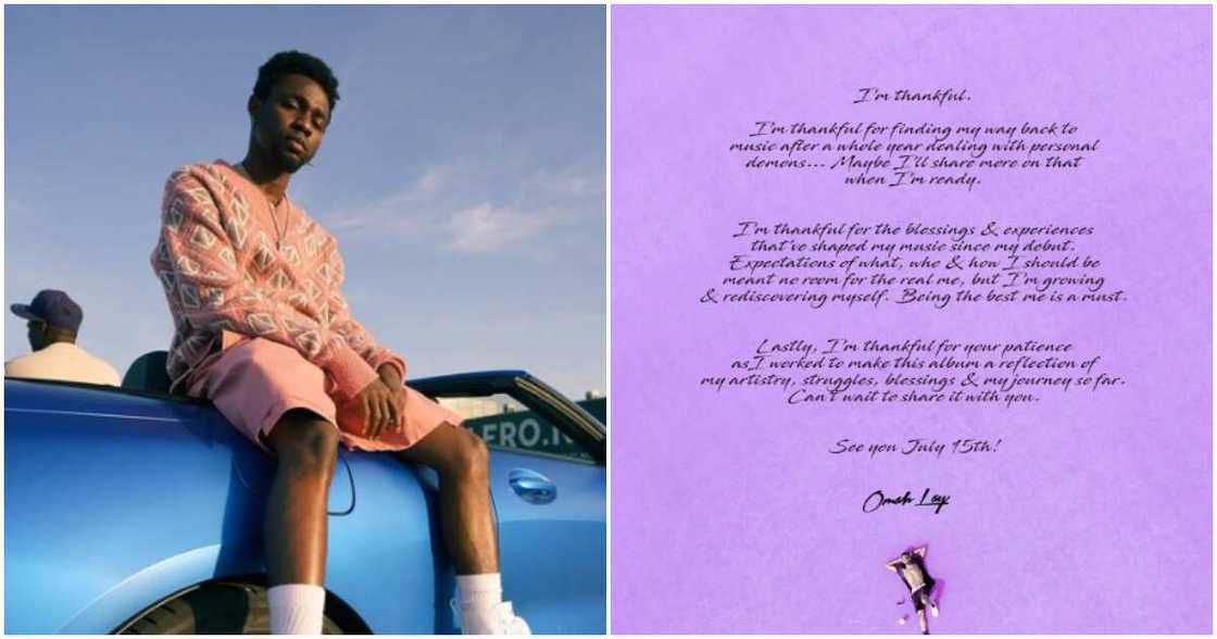 "This album will be a true reflection of my artistry": Omah Lay "This album will be a true reflection of my artistry": Omah Lay