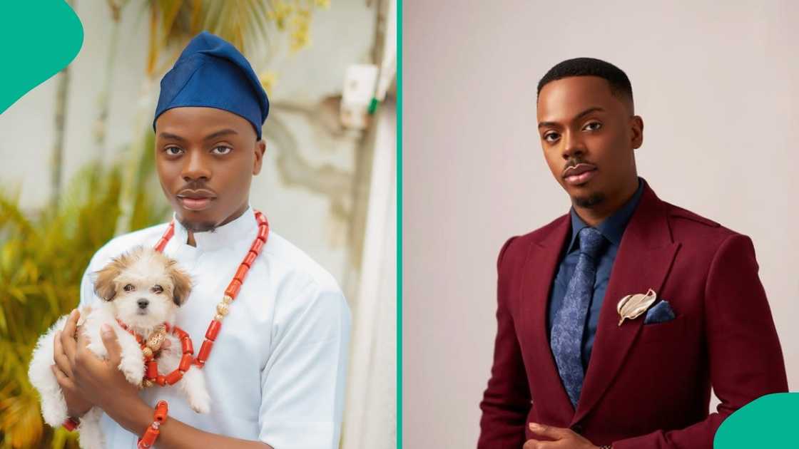 Media personality Enioluwa laments as his dog gets stolen in Lekki. Media personality Enioluwa laments as his dog gets stolen in Lekki.