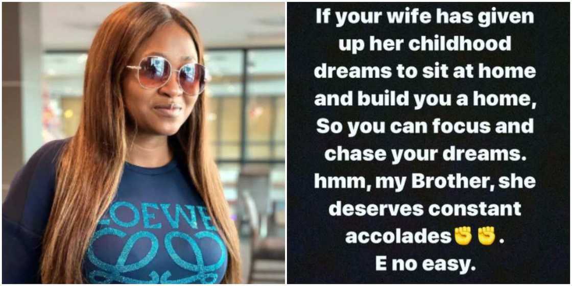 If your wife ends up a housewife, she has sacrificed everything for you, Mary Njoku reveals If your wife ends up a housewife, she has sacrificed everything for you, Mary Njoku reveals