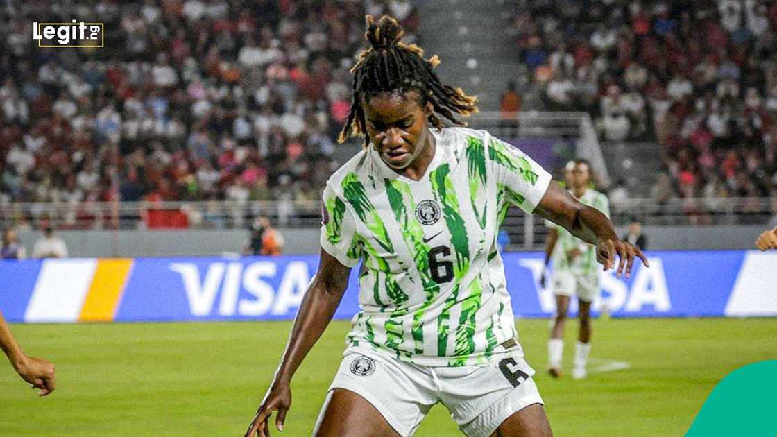 Esther Okoronkwo, Super Falcons, Nigeria, Morocco, Rabat. Esther Okoronkwo, Super Falcons, Nigeria, Morocco, Rabat.