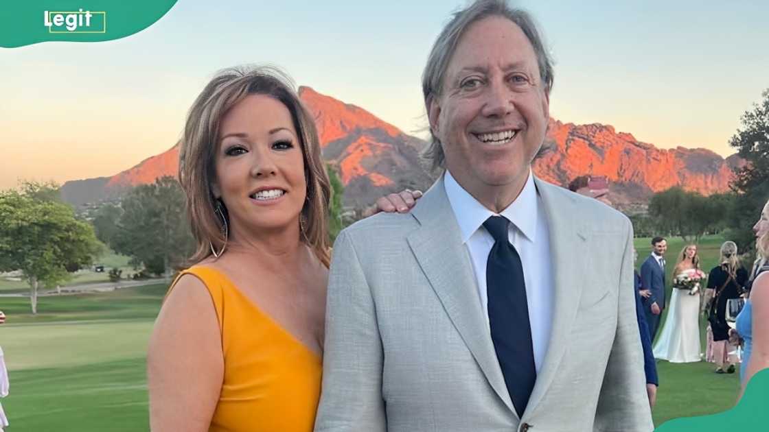 Joel Finglass with his wife Kelli.