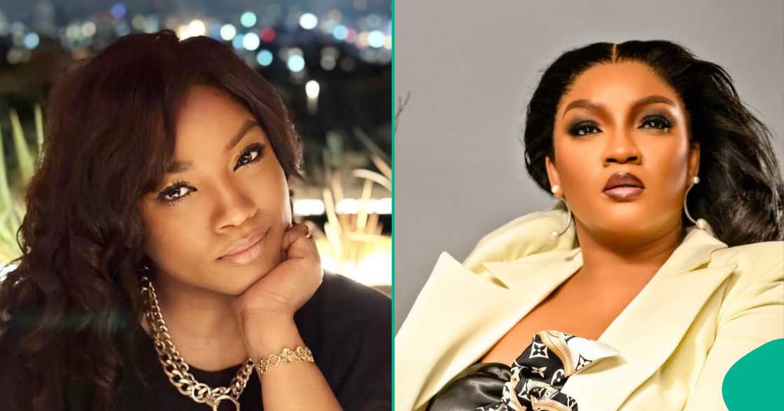 Omotola Jalade Ekeinde sends message to social media user Omotola Jalade Ekeinde sends message to social media user