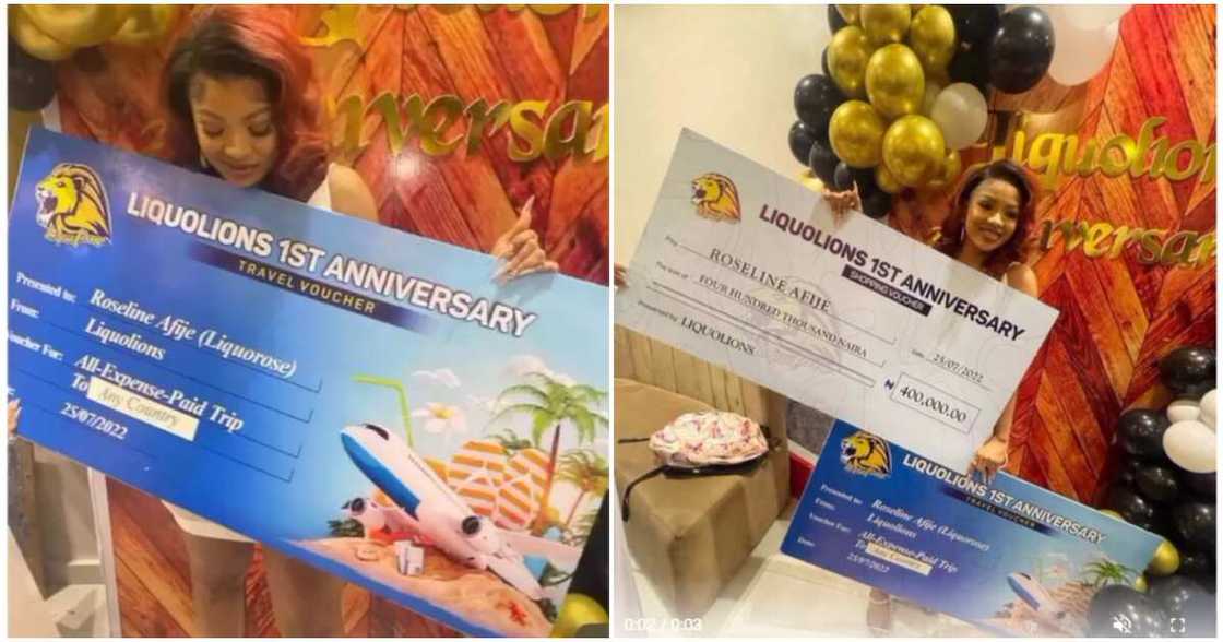 Liquorose and her one year anniversary gifts Liquorose and her one year anniversary gifts