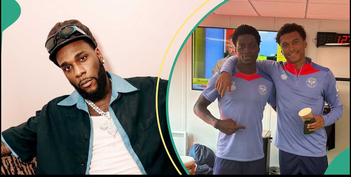 Burna Boy's academy football players travel to Europe Burna Boy's academy football players travel to Europe