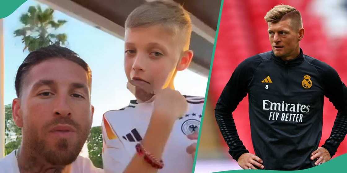 Sergio Ramos son sends emotional message to Kroos