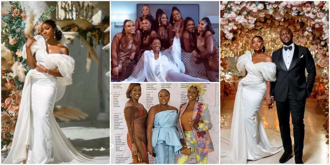 Ini Dima Okojie's white wedding Ini Dima Okojie's white wedding