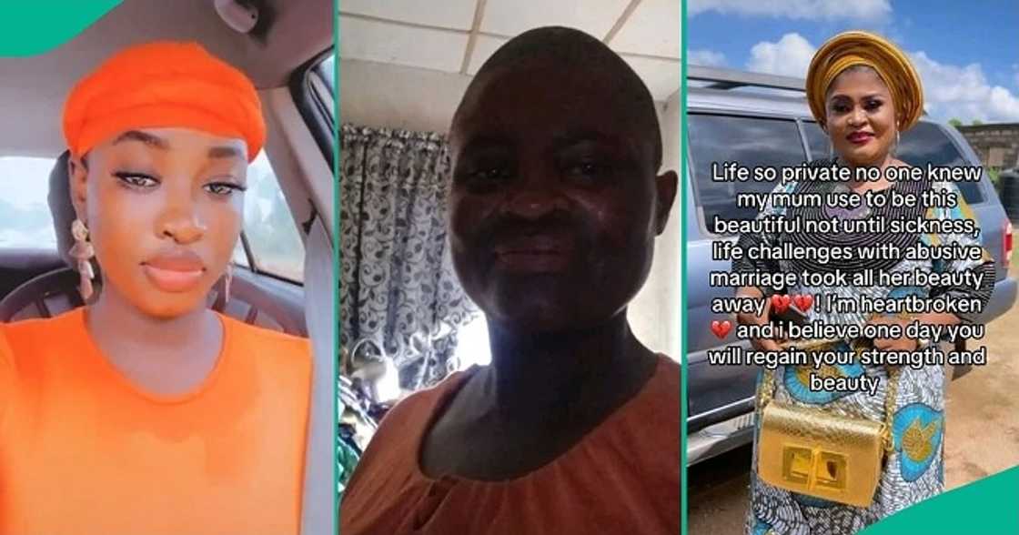 Lady posts physical transformation of mum who faced bad marriage and got sick Lady posts physical transformation of mum who faced bad marriage and got sick