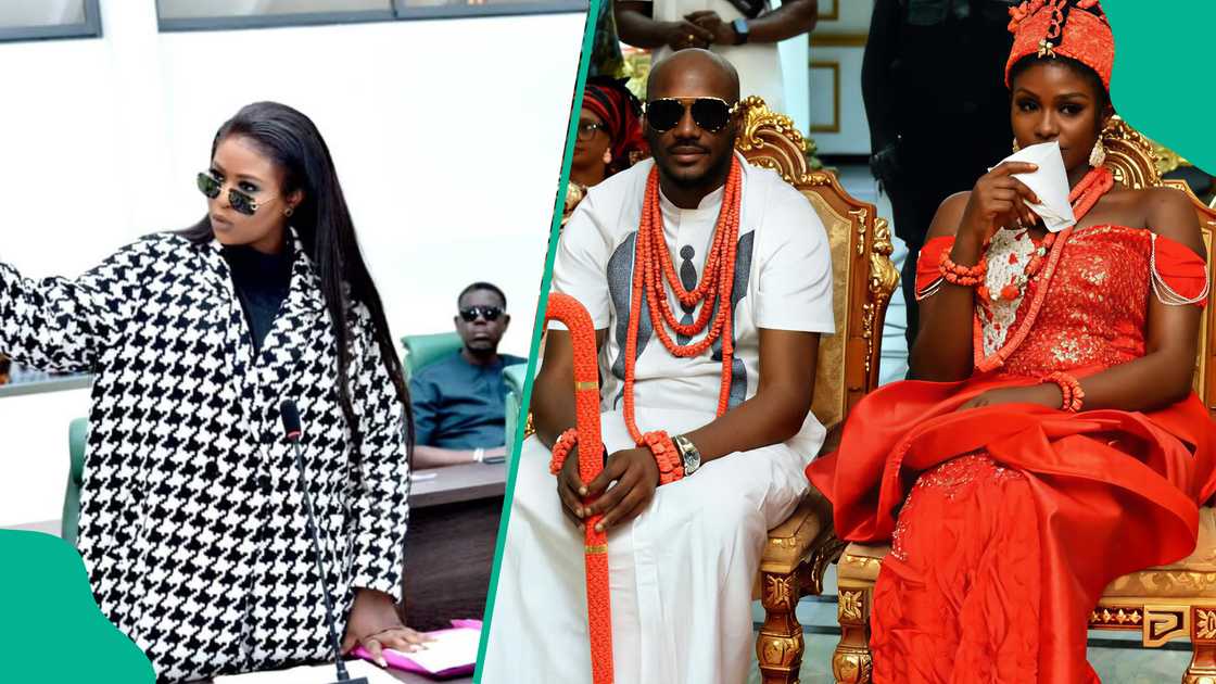 Natasha Osawaru seen at the Edo state House of Assembly, fans reac Natasha Osawaru seen at the Edo state House of Assembly, fans reac