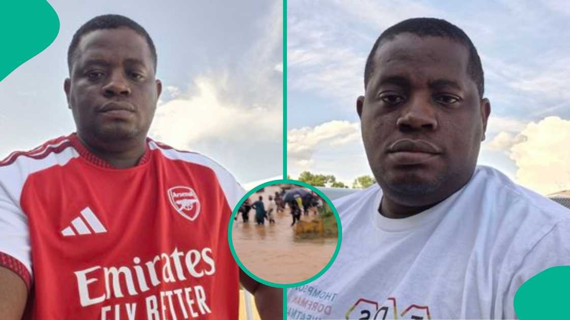 A Nigerian man has shared update about his life after he experienced a severe flood five years ago