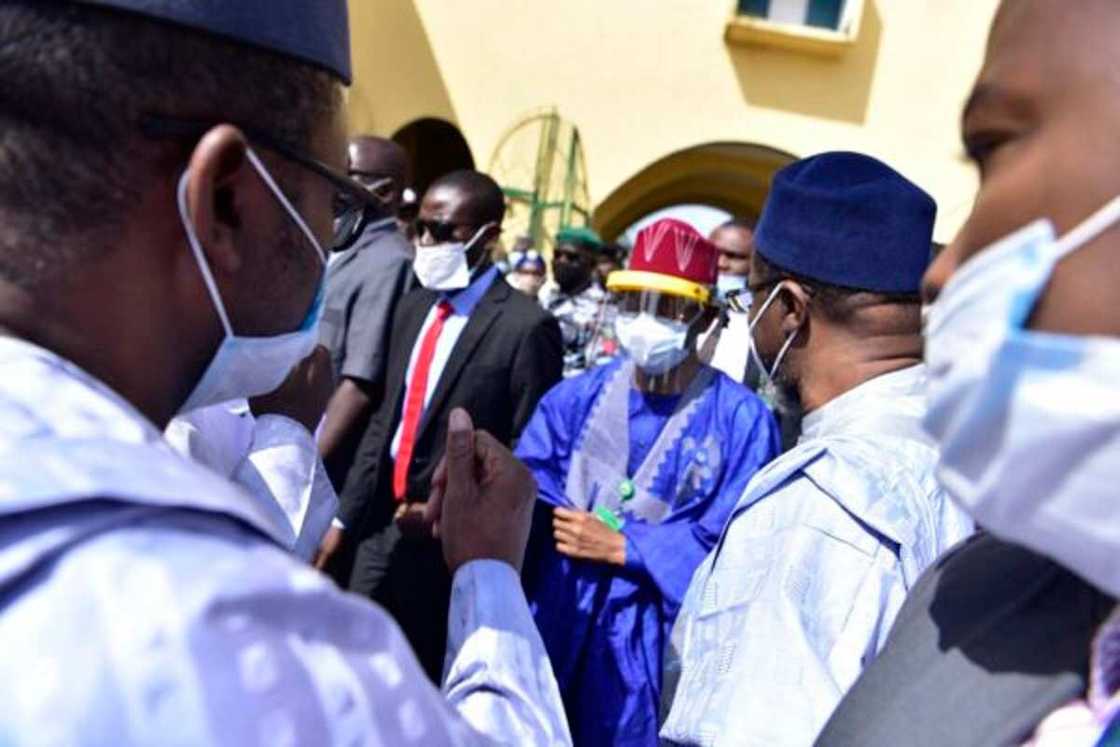 Hotunan yadda aka yi addu'ar ukun marigayi Sarki Zazzau, Alhaji Shehu Idris