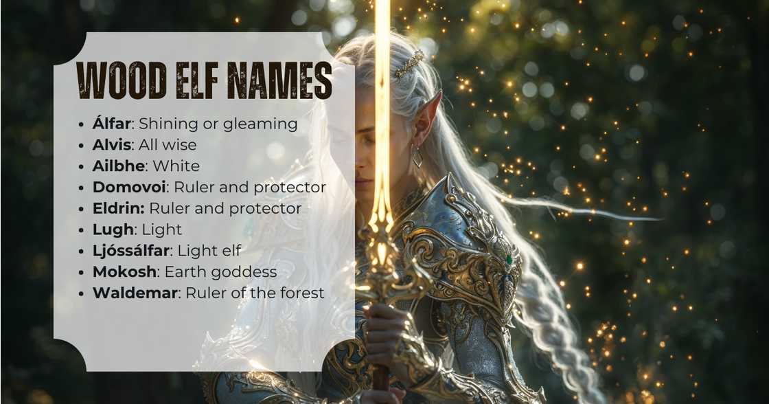 Wood elf names for Elder Scrolls Wood elf names for Elder Scrolls