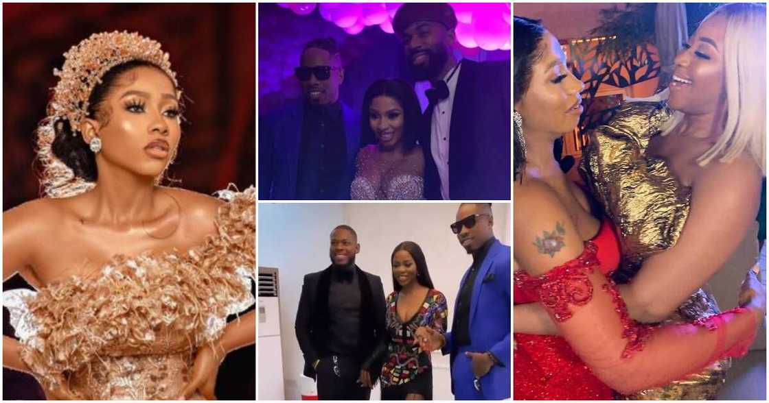 BBNaija: Kiddwaya and Erica loved up at Mercy Eke’s 27th birthday (videos)