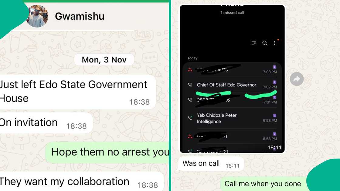Woman shares her chats with detained Harrison Gwamnishu as she defends him online Woman shares her chats with detained Harrison Gwamnishu as she defends him online
