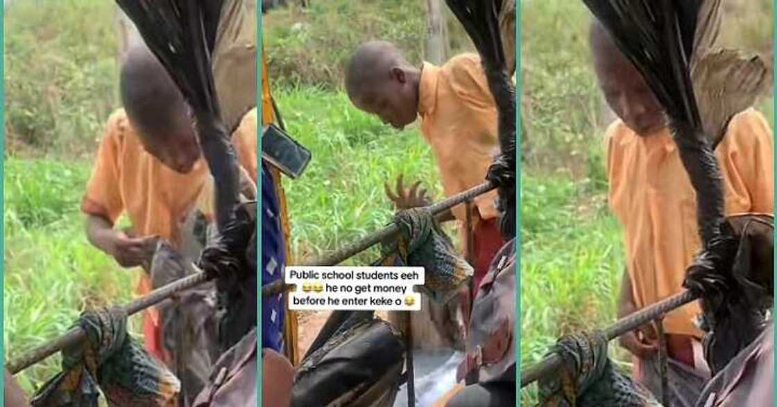 Nigerian boy enters keke without fare Nigerian boy enters keke without fare