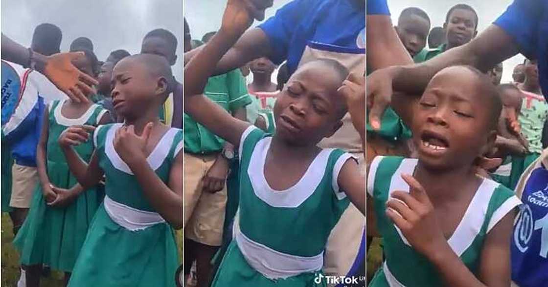 Little girl sings breakfast song, heartbreak Little girl sings breakfast song, heartbreak