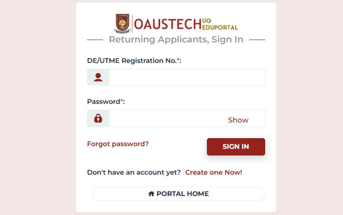 OAUSTECH portal OAUSTECH portal