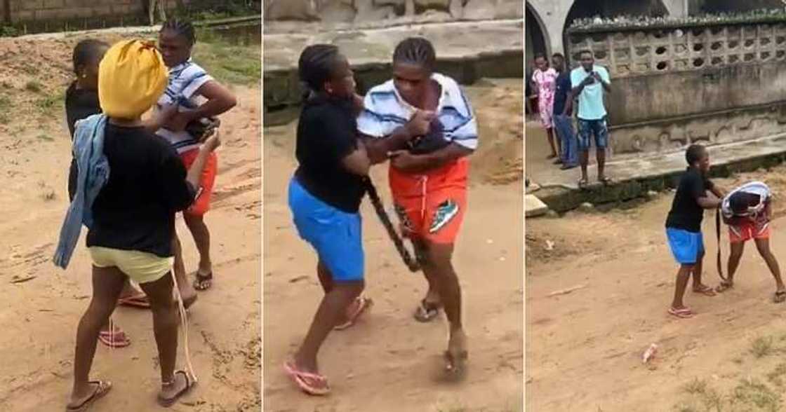 Lady in trouble after using contribution money to buy a phone. Lady in trouble after using contribution money to buy a phone.